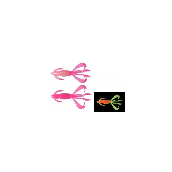 KEITECH Crazy Flapper 2,8 "8 tk LT47 Pink Glow-Keitech