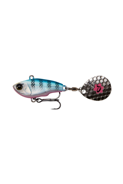 Savage Gear Fat Tail Spin Blue Silver Pink